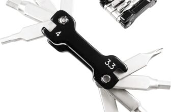 Folding Screwdriver Set, Practical 8-in-1 Portable Compact Multi-Tool Screwdriver Bicycle Repair Kit for Bicycle Riders