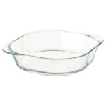 Följsam Oven Dish, Clear Glass, 24.5×24.5 cm – Free Collect In Store Only