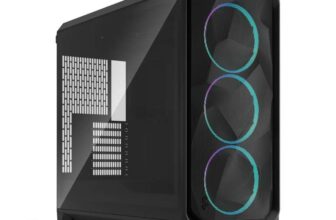 Fractal Design Meshify 3 XL Black RGB Tempered Glass Light Tint – Mesh Front Panel – Three ARGB Momentum 14 Gen 2 Fans – Prime deal