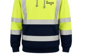 Free 3 x hi-vis jacket/hoody/coat/vest for Sole traders via Sage accounting software