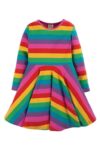 Frugi Official Outlet Store Sale ( kids & maternity clothing ) e.g. Frugi Girls Rainbow Dress – Sofia Skater Dress – Foxglove Rainbow Stripe