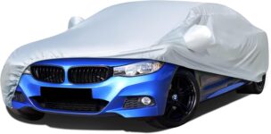Full Car Cover, Dust-Proof, Scratchproof and UVproof, Universal Car Cover for Indoor and Outdoor Use, Weatherproof, 450 190 150CM