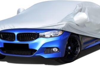 Full Car Cover, Dust-Proof, Scratchproof and UVproof, Universal Car Cover for Indoor and Outdoor Use, Weatherproof, 450 190 150CM