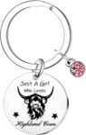 Funny Highland Cow Keyring Christmas Birthday Gifts For Cows Lovers Highland Cow Gifts For Women