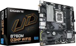 GIGABYTE B760M D3HP WIFI6 Motherboard – Supports Intel Core 14th Gen CPUs, 411 Phases Digital VRM