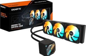 GIGABYTE GAMING 360 Liquid CPU Cooler- 3x120mm ARGB Fans (Prime Day Deal)