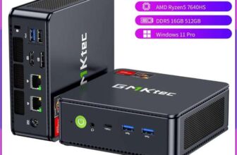 GMKtec M6 Ultra Mini PC AMD Ryzen5 7640HS Desktop Computer 16GB RAM 512GB PCIe3.0 SSD sold by GMKtec Direct
