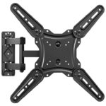 GRIFEMA TV Wall Bracket for 2665 Inch Flat & Curved Screens Universal Full Motion TV Wall Mount with Swivel & Tilt, Extendable Arm