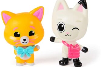 Gabbys Dollhouse: The Movie, Pandy Paws & Chumsley Toy Figures with 2 Accessories