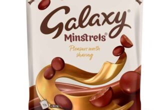 Galaxy Minstrels Milk Chocolate Sharing Bag 118g – £1.11 / £1.05 S&S