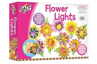Galt Flower Lights Kids Craft Kit with LEDs, Ages 7