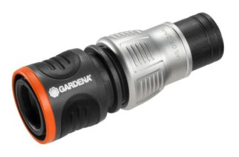 Gardena Premium Water Stop, 13 mm (1/2 inch) – 15 mm (5/8 inch): Water Stop, Frost-Resistant (Prime Exclusive)