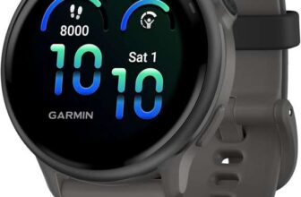 Garmin vívoactive 6, Amazon Exclusive, 42mm GPS smartwatch, AMOLED touchscreen, Pebble Grey (Prime Deal)