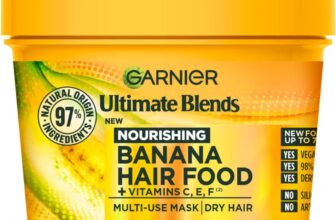 Garnier Hair Food Multi-use Hair Treatment Mask, Nourishes and Conditions, Ideal for Dry Hair, No Silicones, Vegan Formula, Banana, Ultimate Blends, 400ml