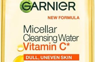 Garnier Micellar Vitamin C Cleansing Water 700ml, Gentle face Cleanser & Makeup Remover, Hypoallergenic. Vegan Formula, Suitable For Dull And Uneven Skin, Brightening Formula, Dermatologically Tested