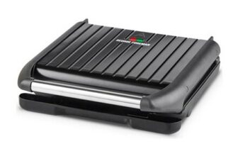 George Foreman Entertaining Large Steel Health Grill 25052