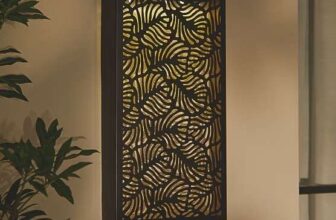 George Home Black Leaf Wall Panel Solar Light / Black Bee & Butterfly Wall Panel Solar Light – Free C&C