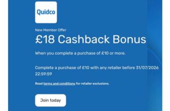 Get £18 Cashback on a Purchase of £10 with Any Retailer – New Member Offer