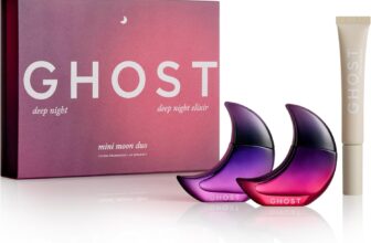 Ghost Deep Night Fragrance Gift Set Includes EDT 10ml, Deep Night Elixir EDP 10ml & Shimmer Glaze Peptide Lip Serum