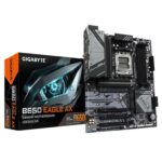 Gigabyte B650 EAGLE AX Motherboard – Supports AMD Ryzen 7000 CPUs, 1222 Phases Digital VRM, up to 7600MHz DDR5 (OC)