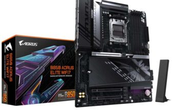 Gigabyte B850 AORUS ELITE WIFI7 Motherboard – AMD Ryzen 9000 Series CPUs, 1422 Phases Digital VRM, up to 8200MHz DDR5 (OC)