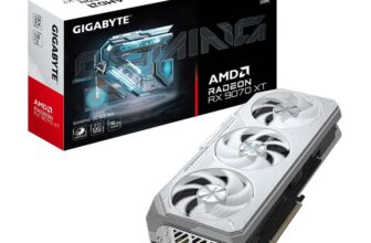 Gigabyte Radeon RX 9070 XT Gaming OC ICE 16GB GDDR6 PCI-Express Graphics Card Claim £50 GamesPlanet voucher, Free Del w/ code