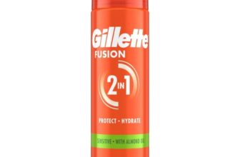 Gillette Fusion Shave Gel Sensitive, 200ml