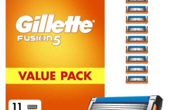 Gillette Fusion5 Razor Blade Refills for Men, 11 cartridges (£19.83 S&S) – with Prime