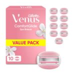 Gillette Venus Comfortglide Spa Breeze Womens Razor Blade Refills, Pack of 10
