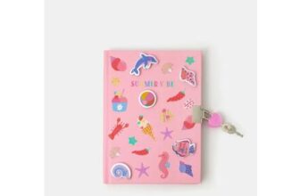 Girls Summer Vibe Lockable Notebook