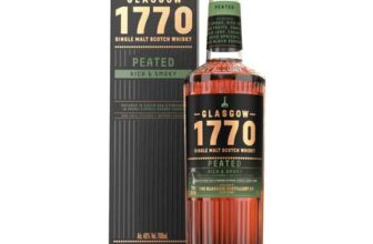 Glasgow 1770 Peated Single Malt Scotch Whisky 70cl 46% ABV