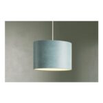 GoodHome Bodmin Blue Oval Lamp Shade (D)30cm