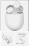 Google Pixel Buds A-Series True Wireless Bluetooth Earbuds Clearly White