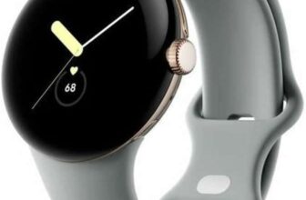 Google Pixel Watch 1 41mm Champagne Gold Stainless Steel Case with Hazel Active Band 4G Smartwatch (Brand New Condition)