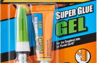 Gorilla Super Glue Gel, 3g (2 Pack) , All Purpose, Fast Setting, No Run Formula with Anti Clog Cap, Ideal for Metal, Ceramics, Leather & More