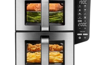 Gourmia Double Decker Air Fryer 10.4L, GAF1180