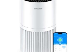 GoveeLife Mini Air Purifier for Bedroom,HEPA Smart Filter Air Purifier with App Alexa Control At Checkout Prime Day Deal Sold By GoveeLifeUK