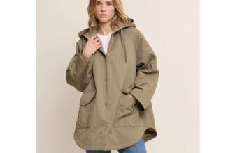 Green Hooded Parka Jacket