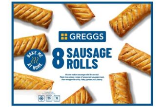 Greggs 8 Sausage Rolls 854g