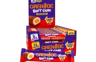 Grenade Limited Edition Soft Core Creme Egg Protein Bar 18 X 45g