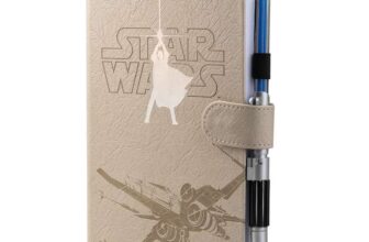 Grupo Erik A5 Star Wars Luke Skywalker Lightsaber Light up Pen & Bullet Journal Dotted Note Book