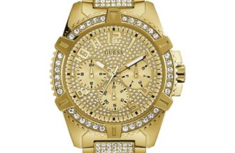 Guess Frontier 48mm Mens Watch Gold MPN: