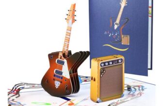 Guitar Amp Pop up Greeting Card