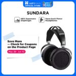 HIFIMAN SUNDARA Over-Ear Full-Size Planar Magnetic Headphones (Black) HIFIMAN Local Store UK stock