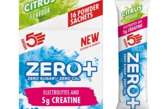 HIGH5 Zero Creatine & Electrolytes Hydration Sachets – Rehydration Sachets (Citrus, 16 x 11.5g)