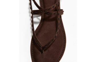 H&M Bead-Detail Strappy Sandals