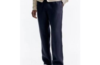 H&M Regular Fit Linen Trousers