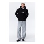 H&M Relaxed Fit Printed Hoodie