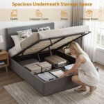 HOMCOM King Size Ottoman Gas Lift Bed – W/Code