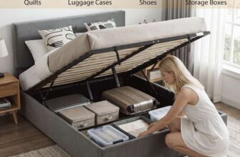 HOMCOM King Size Ottoman Gas Lift Bed – W/Code
